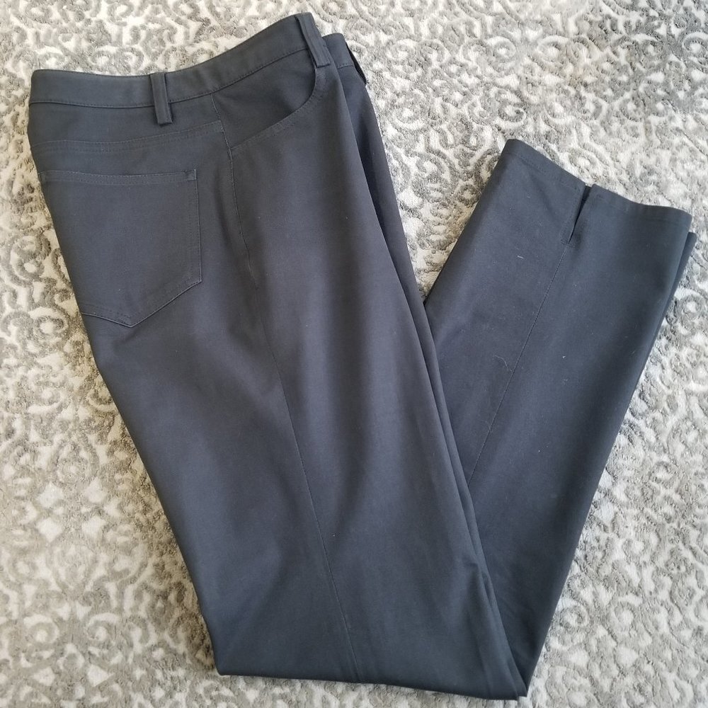 BANANA REPUBLIC Black Pants Size 2L with Stretch